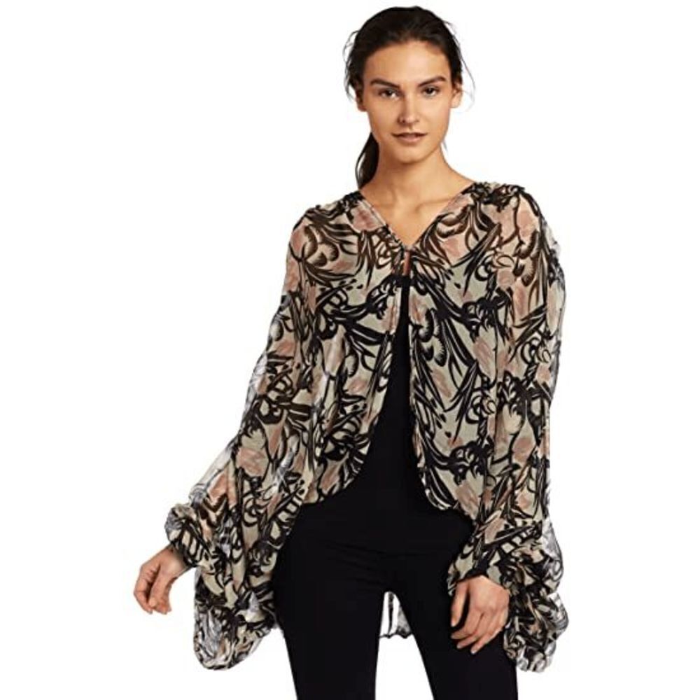 Winter Kate NWT Flying Fox Silk Chiffon Blouse Size S